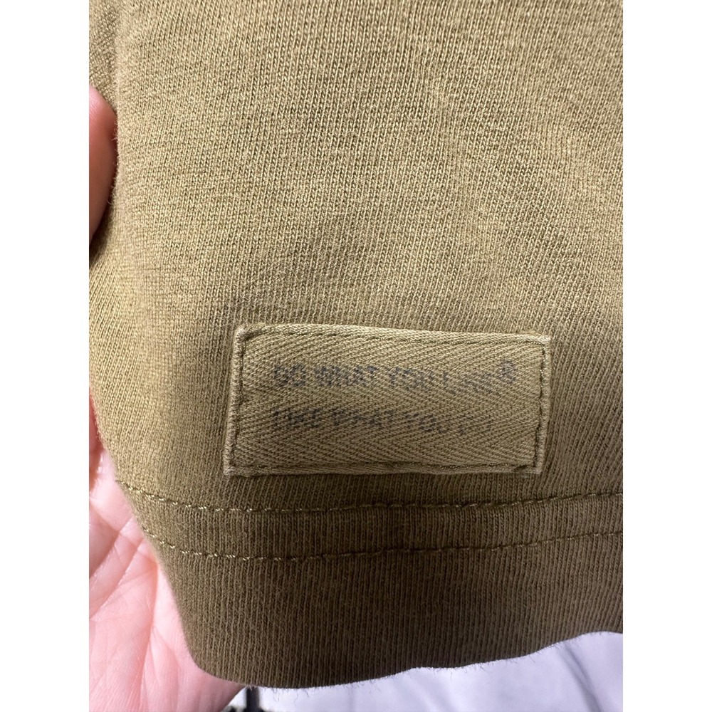 Life is Good Mens XL Long Sleeve T-Shirt Olive Green Cotton Graphic Tee Logo - Picture 3 of 8